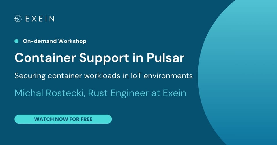 Container Support in Pulsar